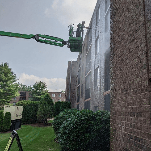 commercial pressure washing